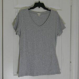 Bozzolo Gray Tee ***SEE FULL DESC V-neck NWOT